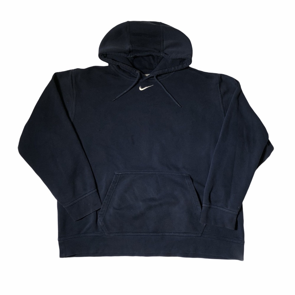 NIKE Sweatshirt Center Swoosh Logo Blue Size Mens XL Travis Scott‎